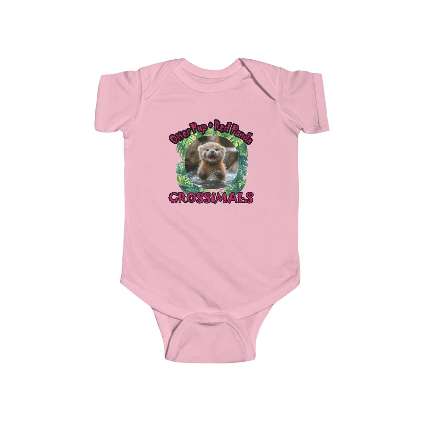 Otter Pup Red Panda Cross Infant Fine Jersey Bodysuit