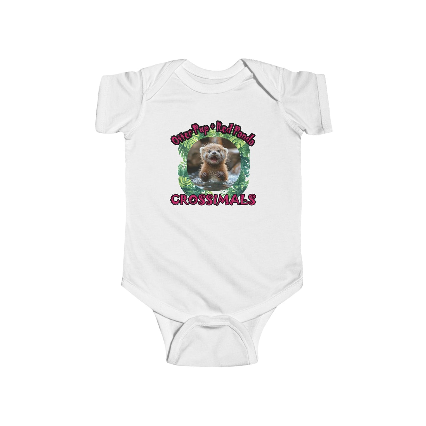 Otter Pup Red Panda Cross Infant Fine Jersey Bodysuit