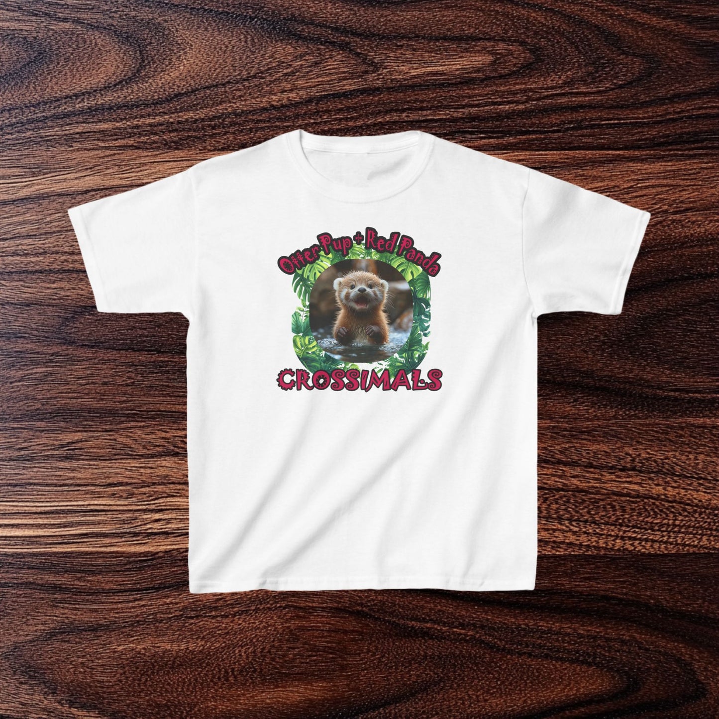 Otter Pup Red Panda Kids Heavy Cotton™ Tee