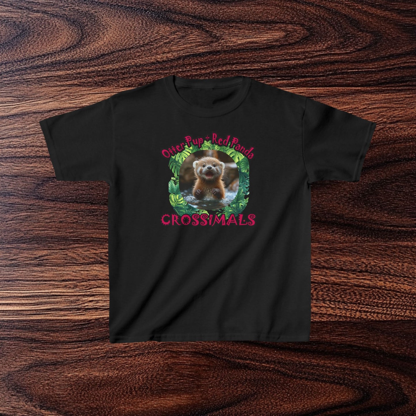 Otter Pup Red Panda Kids Heavy Cotton™ Tee