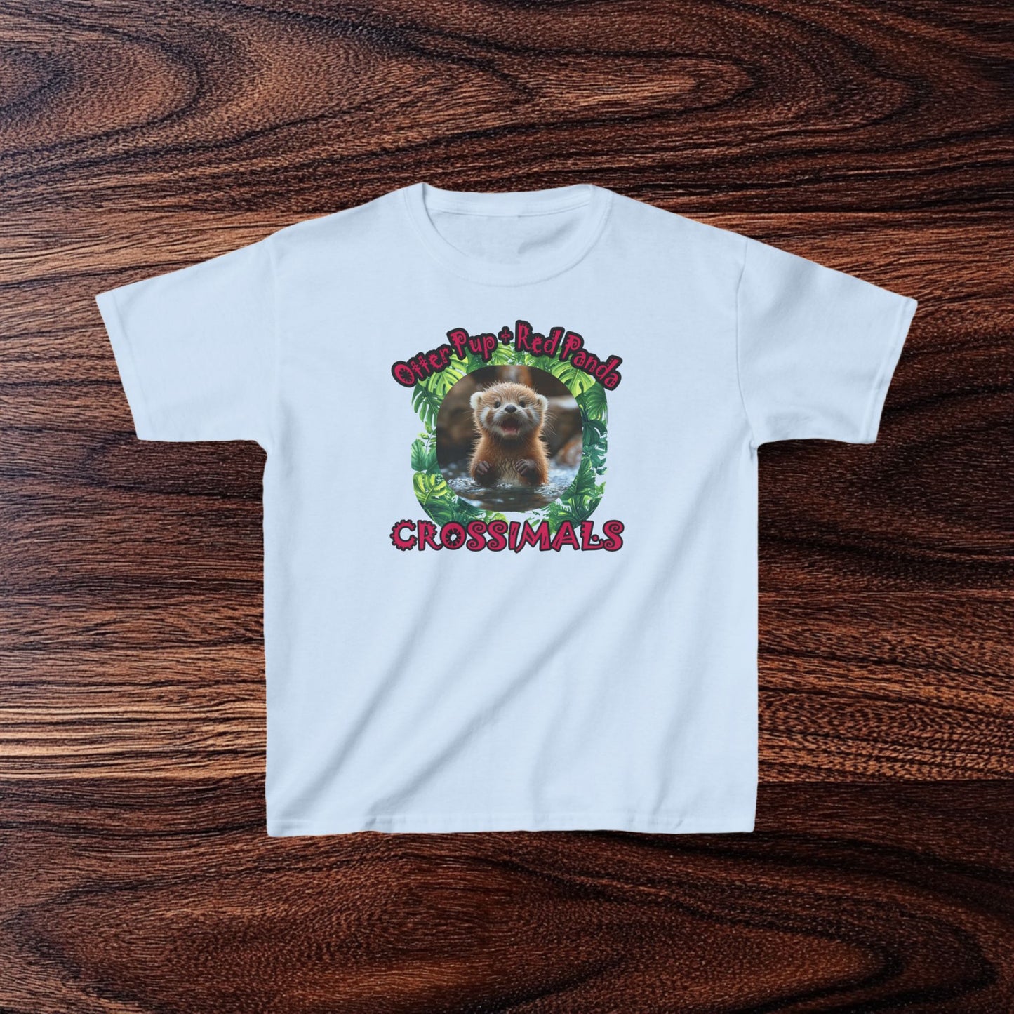 Otter Pup Red Panda Kids Heavy Cotton™ Tee